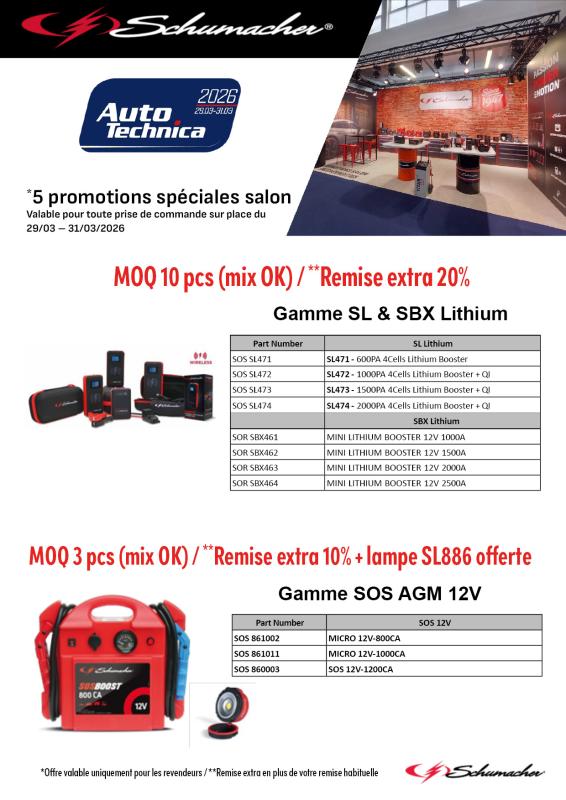 PROMOS SCHUMACHER AUTOTECHNICA 2026