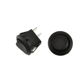 ZWART ON-OFF 12V ROND