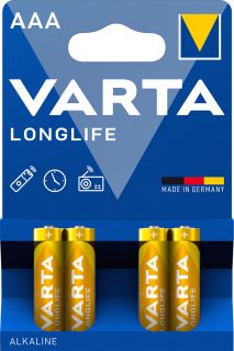4 BATTERIJEN AAA