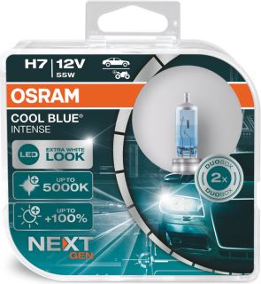 2 LAMPJES H7 55W 12V  +100%