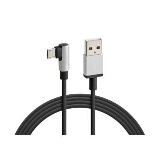 USB --> MICRO USB 90° 1m