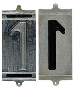 CIJFER ''6'' STAAL