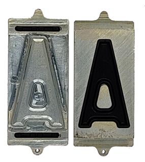 LETTER ''S'' STAAL