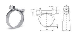6 KLEMMEN MINI 20mm-22mm