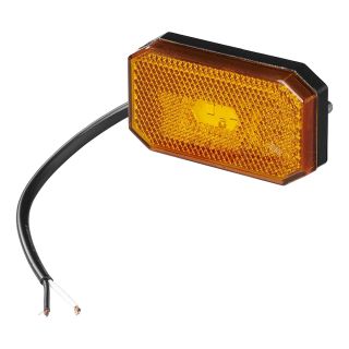 BREEDTELAMP ORANJE 80x44mm
