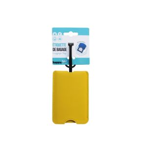 ETIQUETTE VALISE JAUNE
