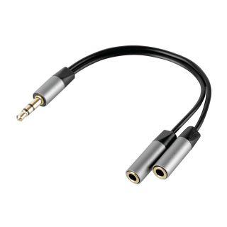 DUBBELE JACK AUX KABEL