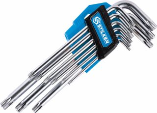 SET 9 LANGE TORX-SLEUTELS