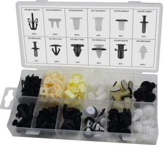 PLASTIC BEVESTIGINGSKLEM MITSUBISHI - 132 STK