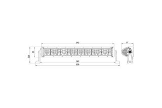 LED BAR 40LED 120W
