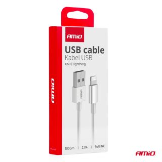 CABLE USB LIGHTNING 100CM