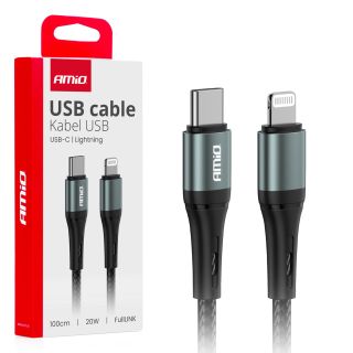 CABLE USB-C --LIGHT 20W 1m