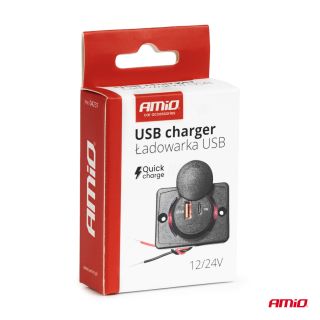 CHARGEUR CARRE USB+C