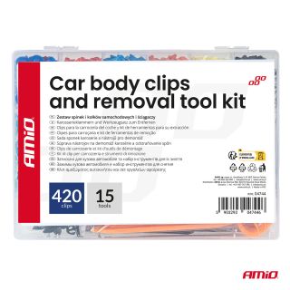 CLIPS CARROSSERIE  + KIT DEMONTAGE 420PC