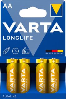 4 PILES AA LONGLIFE