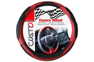 COUVRE VOLANT ''TURBO'' ROUGE