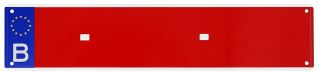 PLAQUE ROUGE 2 TIRETS