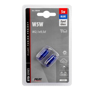 AMPOULES W5W 12V BLEU