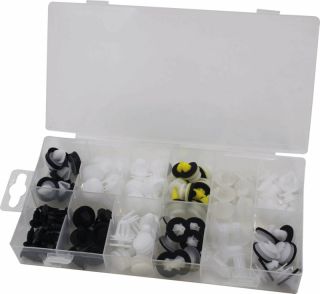 ASSORT 93 CLIPS FIXATION PLASTIQ POUR PANNEAUX PORTE PEUGEOT/