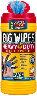 TUBE 100 LINGETTES HEAVY DUTY
